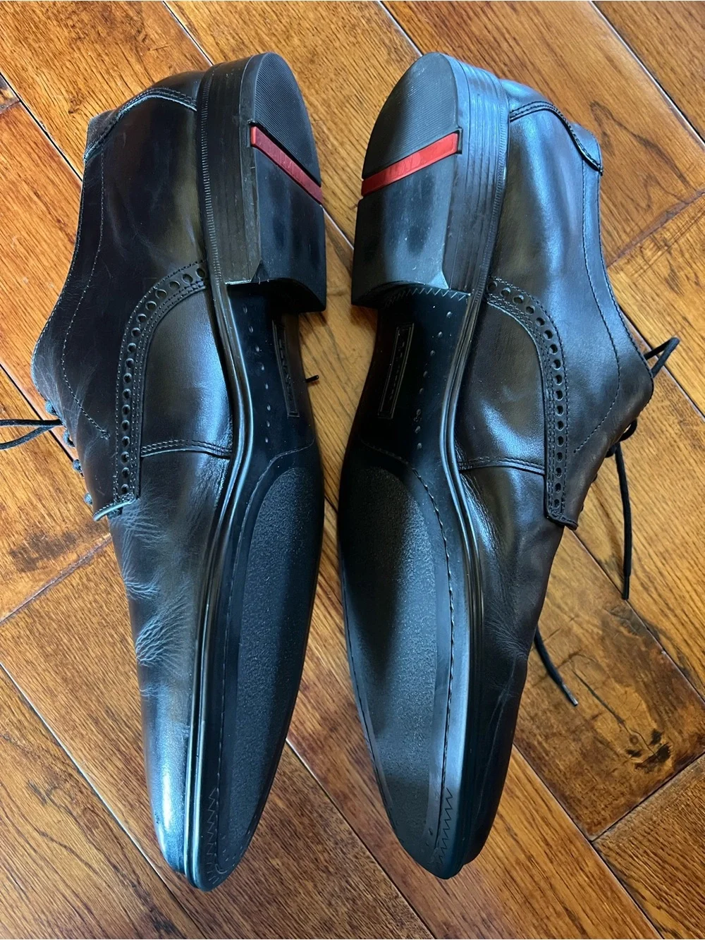 Lloyd Hedin Men’s Shoes Oxfords Plain Toe Leather Black Size 12